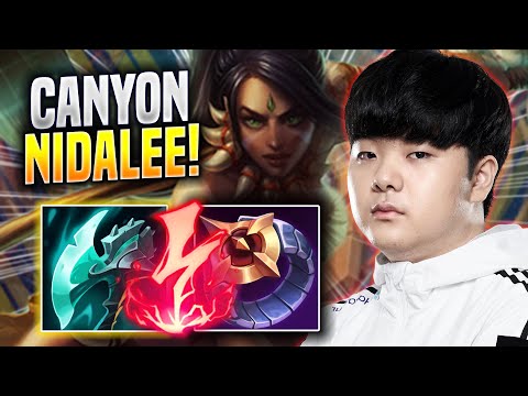 CANYON IS SO CLEAN WITH NIDALEE! - DK Canyon Plays Nidalee JUNGLE vs Sylas! | Season 2023