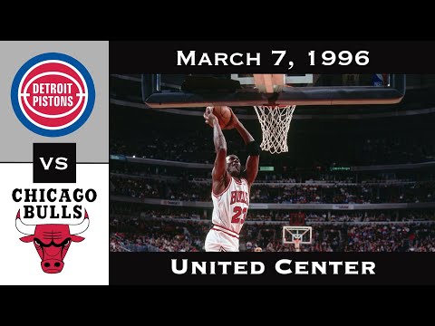 Full Game: Jordan's 53-Point Masterpiece & 24k Milestone | Bulls vs Pistons (March 7, 1996)