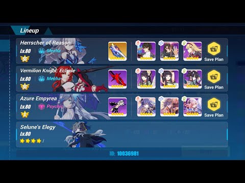 Honkai Impact3 SEA Exalted Abyss[Nirvana] Benares 603Pt.(Rank4) Disturbance:394 HoR/VK/AE