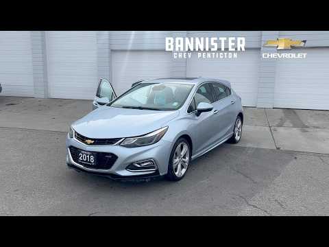 2018 Chevrolet Cruze Hatchback Premier in Silver for sale at Bannister Chevrolet Penticton in Penticton, BC