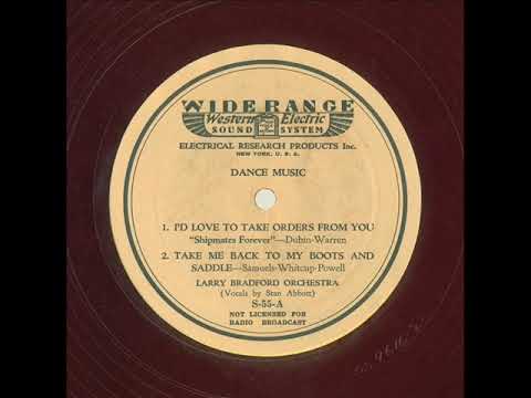 1935 Richard Himber Hi-Fi Transcription: Take Me Back To My Boots And Saddle (Stuart Allen, vocal)
