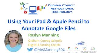 Using Your iPad & Apple Pencil to Annotate Google Files