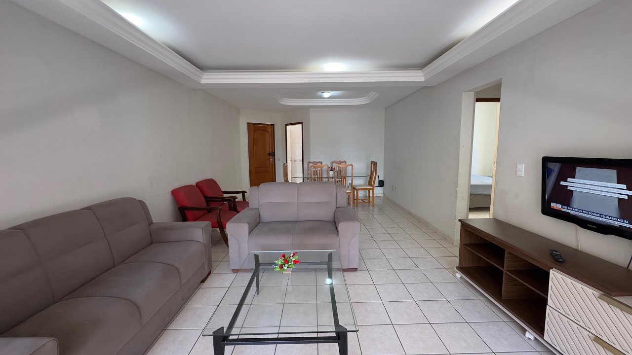 Praia do Morro rua do mar mobiliado, 3 quartos, 2 vagas e área de lazer