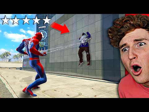 Playing As SPIDERMAN In GTA 5.. (GTA 5 Mods)