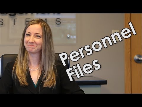 Personnel Files: Dos and Don'ts