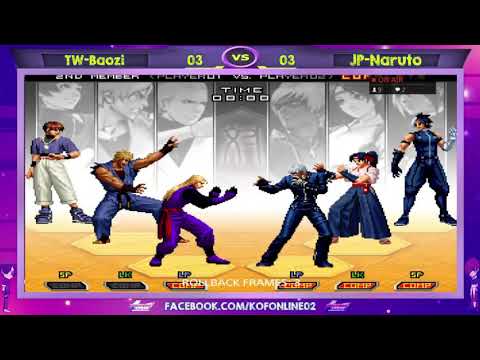 Baozi (包子) Vs Naruto FT10 KOF 2002 UM - Uma batalha intensa e lendária