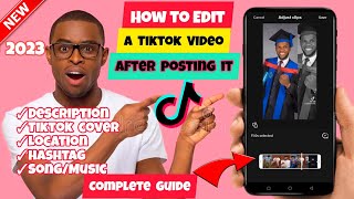 How To Edit a Tiktok Video After Posting | How To Edit Post on Tiktok (2024)