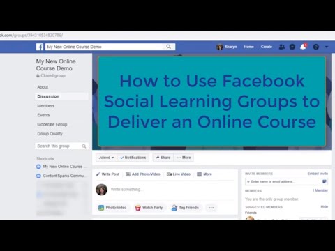 Part of a video titled How to Use Facebook Groups for Your Online Course Platform - YouTube