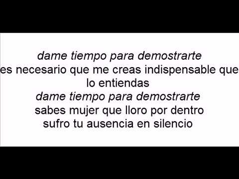 Dame tiempo tony vega con letra