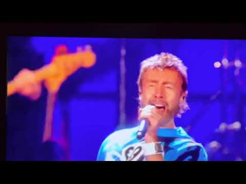 "We are the Champions" performed by Queen + Paul Rodgers, Live in Ukraine Concert from 2008.