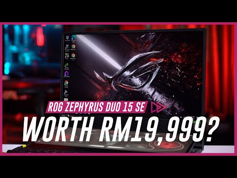 Asus ROG Zephyrus Duo 15 SE Review | RM19,999 RTX 3080 Laptop!