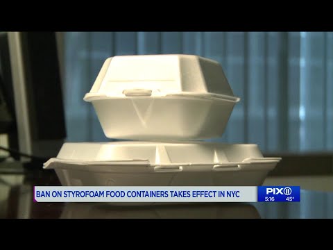 NYC ban on foam food containers takes effect