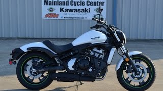 $7,399:   2015 Kawasaki Vulcan S ABS White  Overview and Review