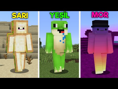 KENDİ RENGİNE DOKUNURSAN ÖLÜRSÜN! - Minecraft