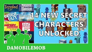 ★ DISNEY CROSSY ROAD All 14 NEW Secret Characters Unlock | Disney CR Update (iOS, Android, Amazon)