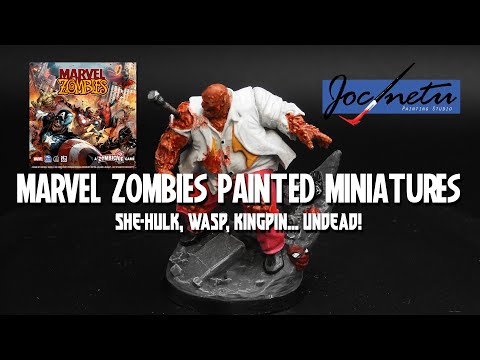 Marvel Zombies Painted Miniatures Part 2 ?‍♂️ | Zombie Heroes & Villains: She-Hulk, Kingpin & More!