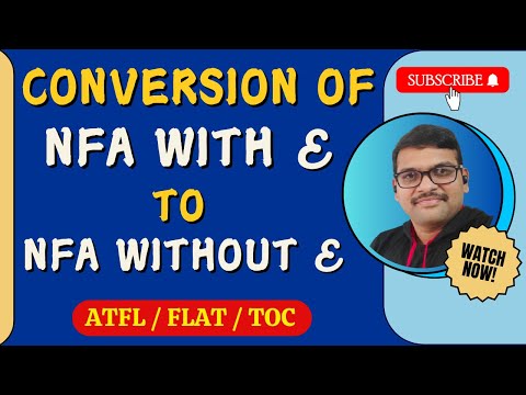 CONVERSION OF NFA WITH EPSILON TO NFA WITHOUT EPSILON IN AUTOMATA THEORY || TOC