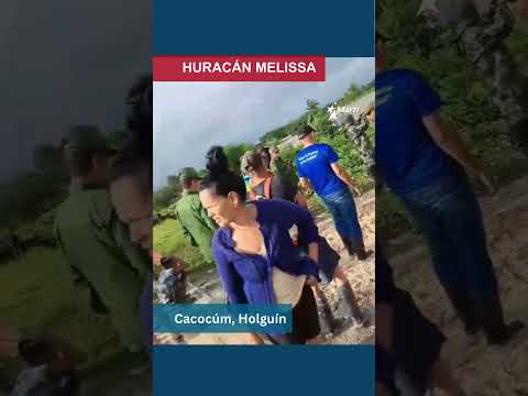 Cacocúm en Holguín, una de las comunidades más golpeadas por el huracán Melissa