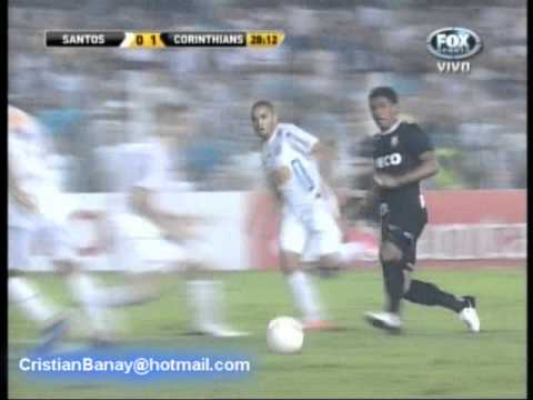 Santos 0x1 Corinthians "Gol de Emerson" Copa Libertadores 2012  13/06/2012