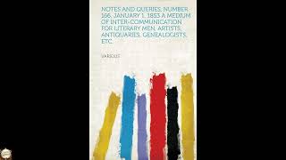 Notes and Queries, Number 166, January 1, 1853 A Medium of Inter-communication