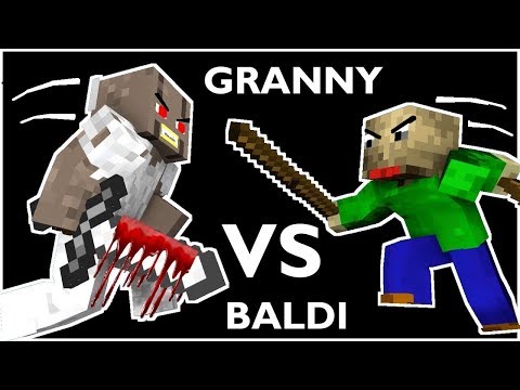 Monster School   BALDI'S BASICS VS GRANNY CHALLENGE ALL EPISODE 1   Minecraft An