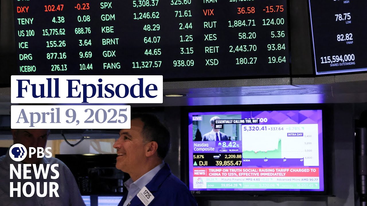 PBS News Hour full episode, April 9, 2025