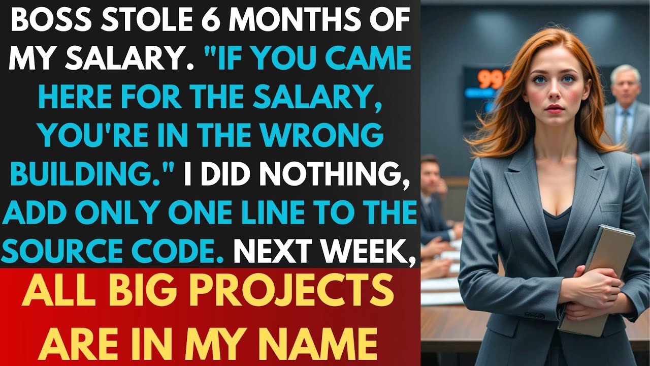 The Boss Stole 6 Months Of My Salary — So I Controlled The Contracts And Watched Him Collapse
