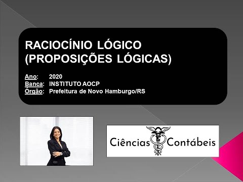Raciocínio Lógico (Instituto AOCP - Prefeitura de Novo Hamburgo/RS 2020) Q1155987