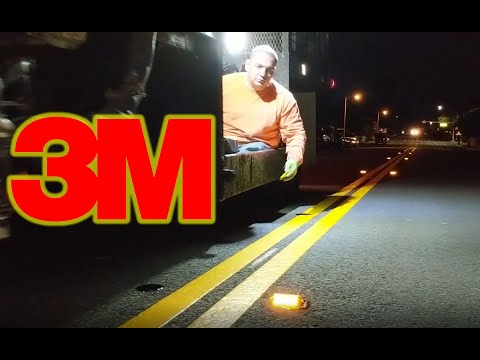 USA - 3M Two-way Yellow White Road Studs Reflector Raised Pavement Markers @MasterWorkers