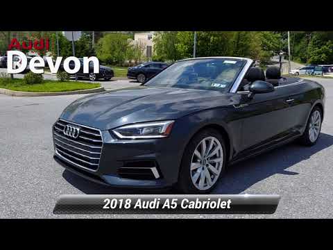Used 2018 Audi A5 Cabriolet Premium Plus, Devon, PA U3211