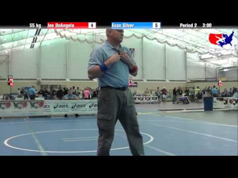 Joe DeAngelo vs. Evan Silver at 2013 ASICS University Nationals - FS