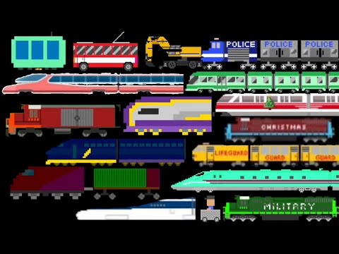 THE KIDS PICTURE SHOW HD RAILWAY VEHICLES 4 LIKE CONSTRUCTION 5 TRACTOR TRAILERS AND MORE ALL THEN