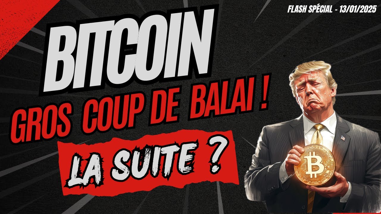 BITCOIN URGENT 🚨 GROS COUP DE BALAI ! QUEL EST LA SUITE 😱 ? XRP QUI RESTE FORT ✅