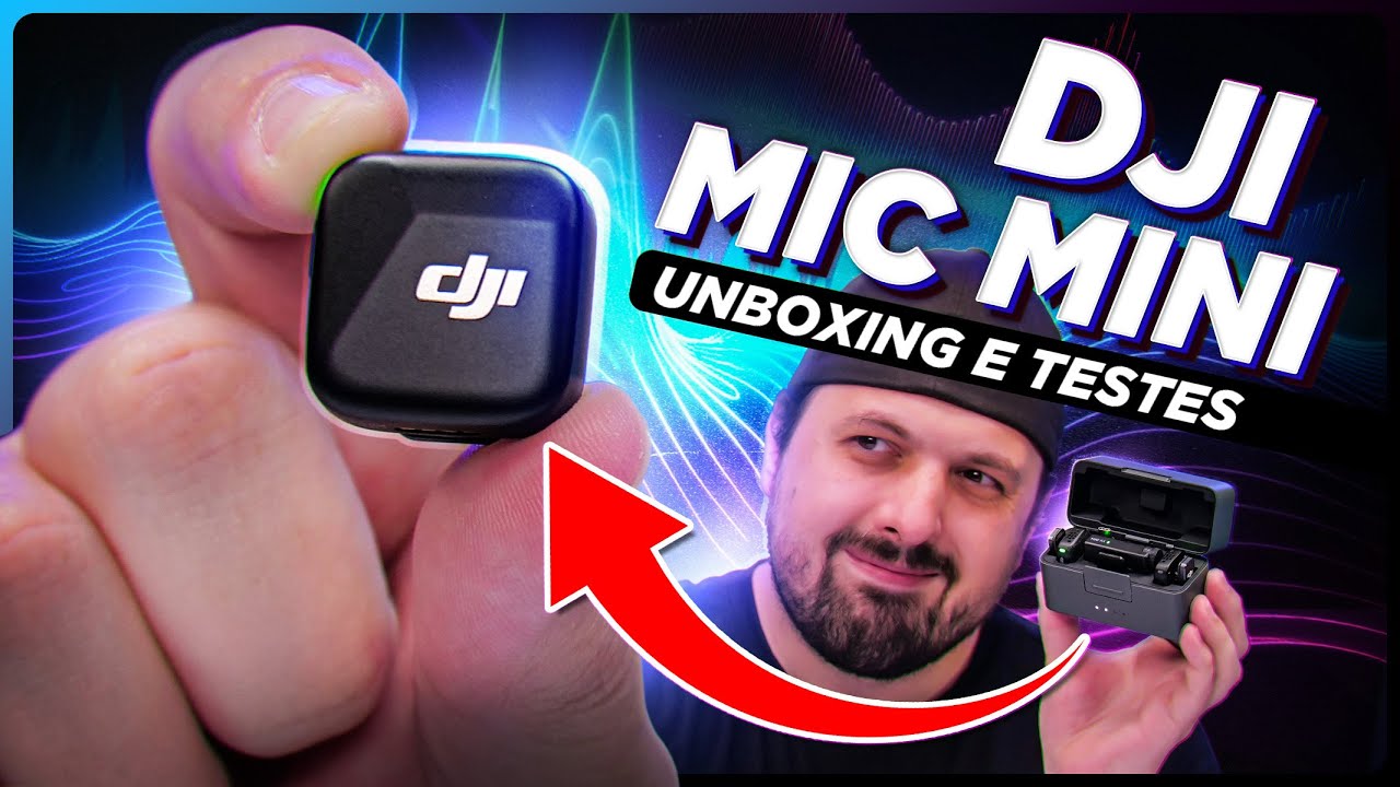 DJI Mic Mini: o MICROFONE sem fio COMPACTO e DISCRETO da DJI!