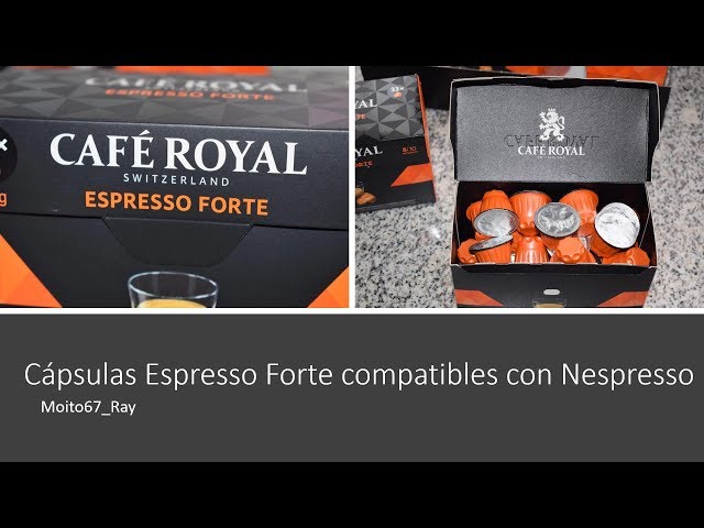 Vídeo relacionado con Café Royal Espresso Forte 50 Dosettes de Café Compatibles avec Nespresso (R)* Business Solutions (R)*, Intensité 8/10, 300 g