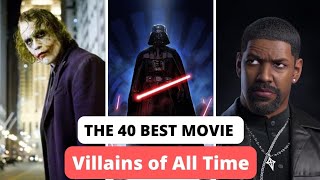 Top40🫢Most Iconic Movie Villains Of All Time🚔