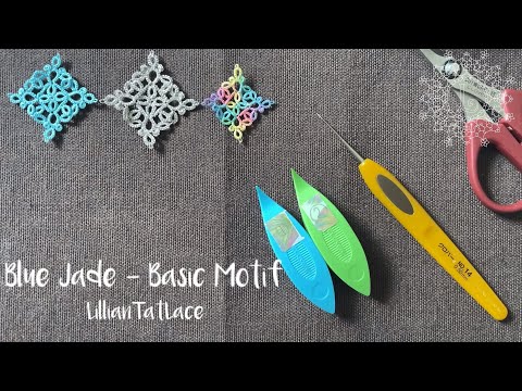 Tatting Tutorial for “Tiny Frozen Water Snowflake ” without bead designed by LillianTatLace