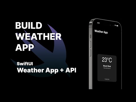 Build a Weather App with SwiftUI | JSON API & CoreLocation Tutorial