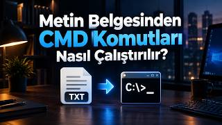 Thumbnail - 01 - “Metin Belgesinden CMD Komutları Nasıl Çalıştırılır?”