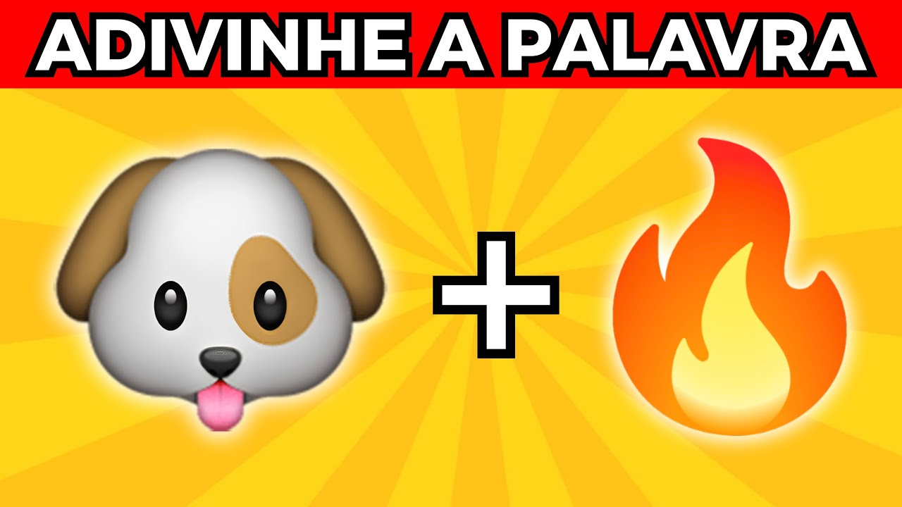 Adivinhe as Palavras pelos Emojis 🐶 | Fácil ao Impossível | Quiz de Emojis | Detona Quiz