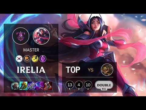 Irelia Top vs Renekton - KR Master Patch 10.24