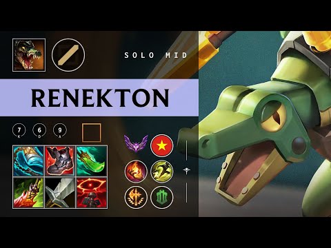 Renekton Mid vs Qiyana - VN Master Patch 26.02