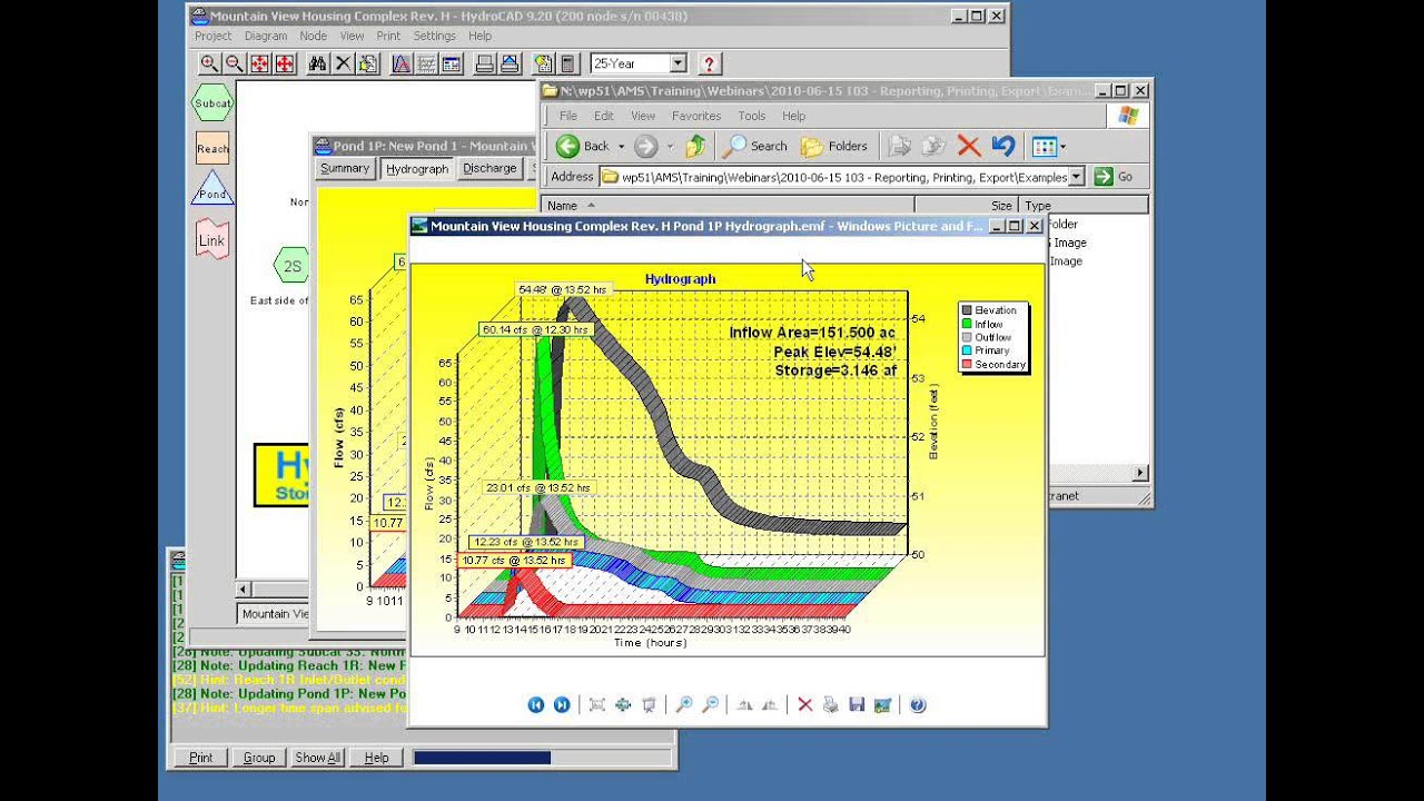 HydroCAD Webinar 103: HydroCAD Reports, Printing & Data Export