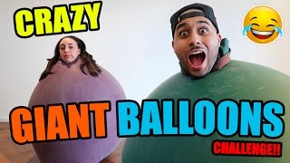 GIANT BALLOON CHALLENGE!! 😂 🎈(GONE WRONG)