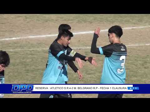 Atlético Santa Rosa se impuso 4-2  Manuel Belgrano de Río Primero en el inicio  Clausura (Reserva).