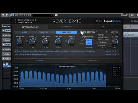 Quick Ambient Guitar Tutorial 2-  Using LiquidSonics Reverberate 3