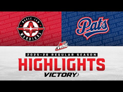 Moose Jaw Warriors at Regina Pats 12/31 | WHL Highlights 2025-26
