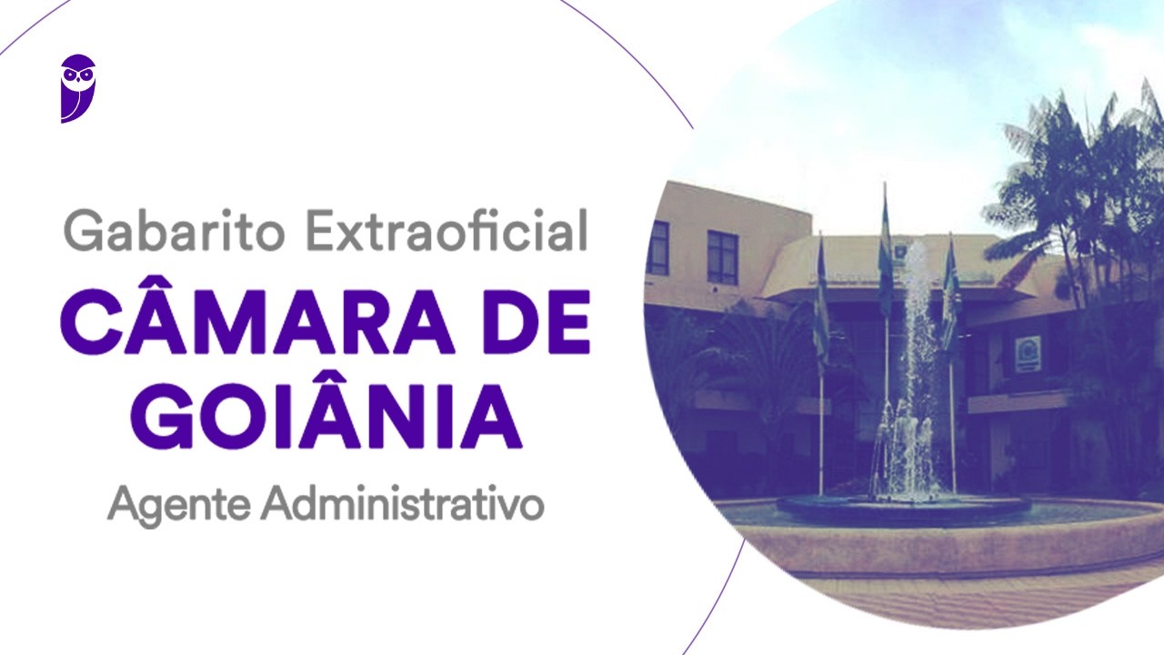 Gabarito Extraoficial Câmara de Goiânia