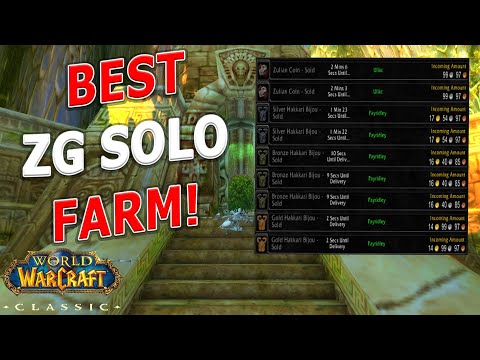 WoW Classic - Best Mage ZG Solo Gold Farm! 120+ mobs/hr + Bloodvine Farm!