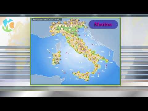 Meteo domani 9 gennaio 2020